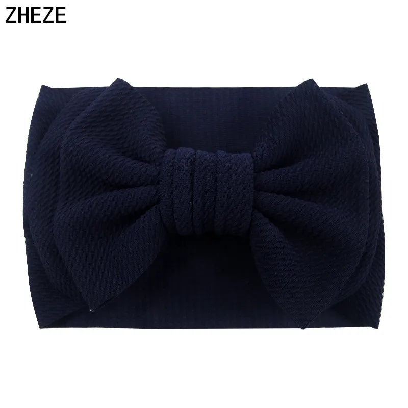 Cute 7" Double Layer Hair Bow Headband for Baby Girls