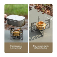 CAMPINGMOON Alcohol Stove Portable Outdoor Picnic Stove