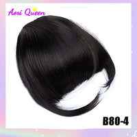 Clip-In Synthetic Bangs Extensions Natural Fringe Hair