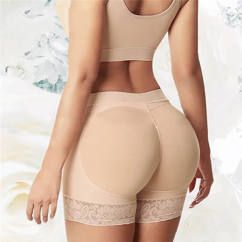 Women Padded Push Up Panties Butt Lifter Shaper Fake Ass Buttocks Hip Pads Invisible Control Panties Briefs Underwear Lingeries
