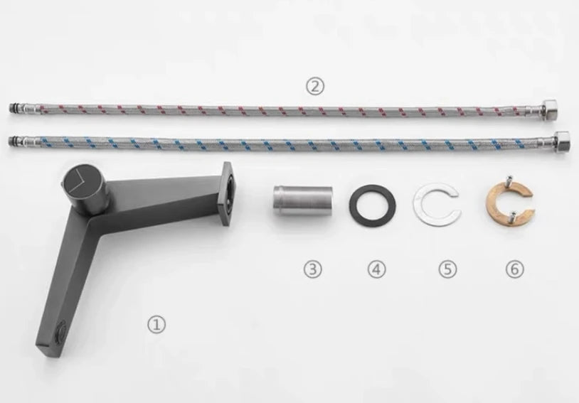 Brushed Gold Bathroom Basin Faucet Single Handle