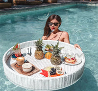 Bali Rattan Floating Tray for Pool & Outdoor Dining
