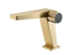 Brushed Gold Bathroom Basin Faucet Single Handle