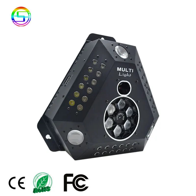 SC Good Sale RGB Beam Stage Effect Light 7in1 Led Effect Laser Strobe Beam Bubble Gobo Dj Lighting