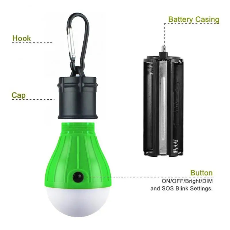 Camping Lantern LED Portable Waterproof Outdoor Light with 3 Modes