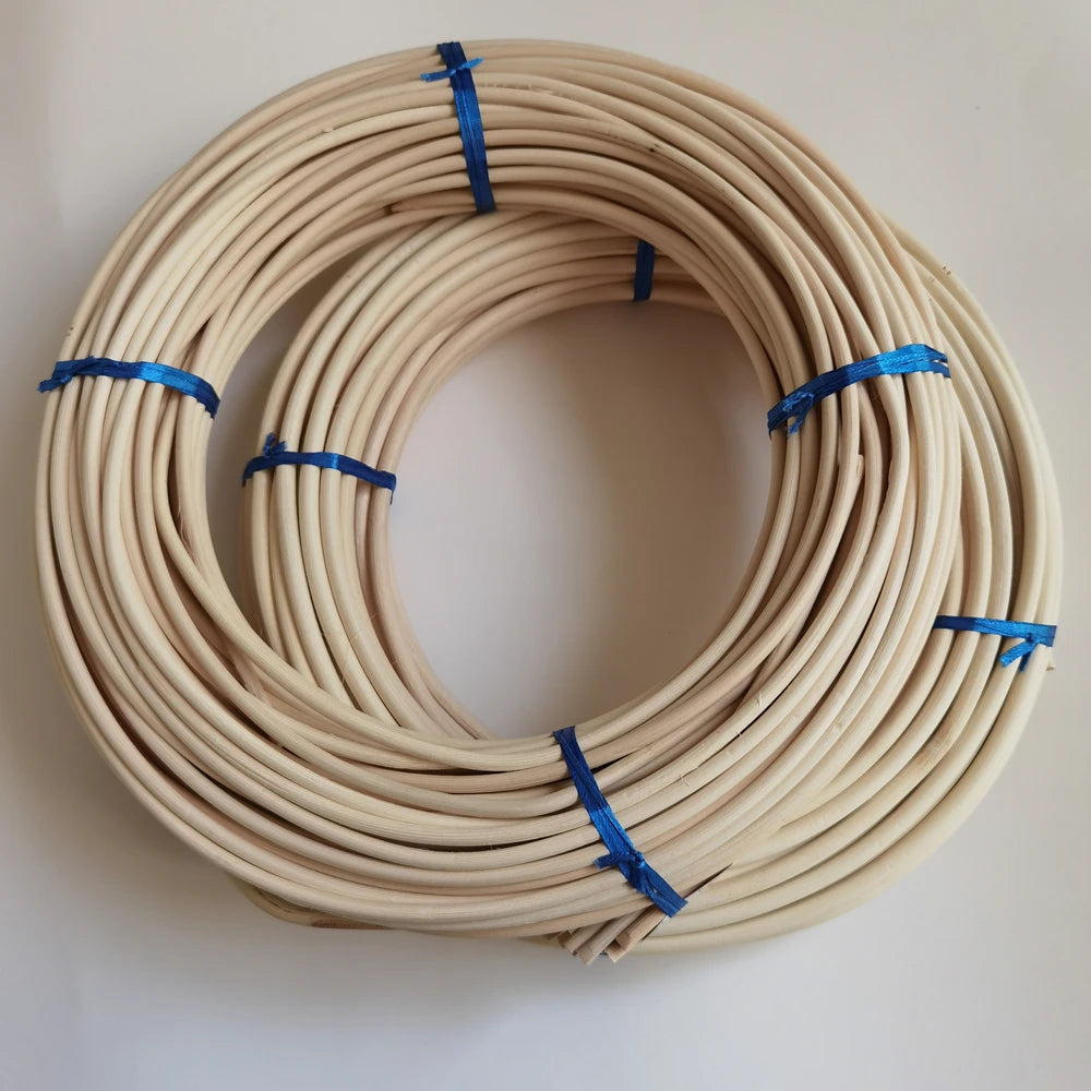 10m Natural Rattan Core Round Cane – 2–7mm for Chair & Basket