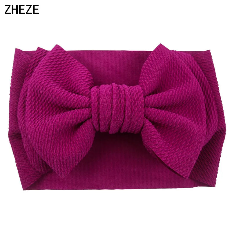 Cute 7" Double Layer Hair Bow Headband for Baby Girls