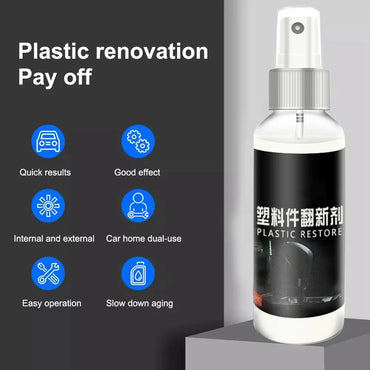 30ML Car Plastic Renovation Spray Interior Refurbisher