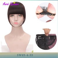 Clip-In Synthetic Bangs Extensions Natural Fringe Hair