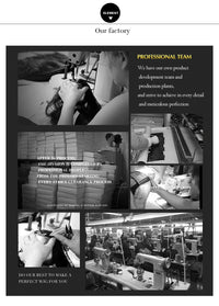 ALAN EATON Ombre Brown Short Layered Wig with Bangs