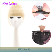 Clip-In Synthetic Bangs Extensions Natural Fringe Hair