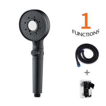 Matte Black High Pressure Handheld Showerhead Set