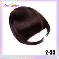 Clip-In Synthetic Bangs Extensions Natural Fringe Hair