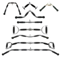 Heavy-Duty Lat Pull Down T-Bar & V-Bar – Gym Attachments