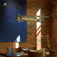 Post-Modern Black LED Pendant Light – Nordic Linear Design