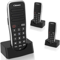 Wuloo Headheld FM Wireless Intercom System for Home Business Office 5280Ft Range 10 Channel Call ALL Room To Room Communication