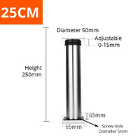 Adjustable Stainless Steel Furniture Legs with Screws