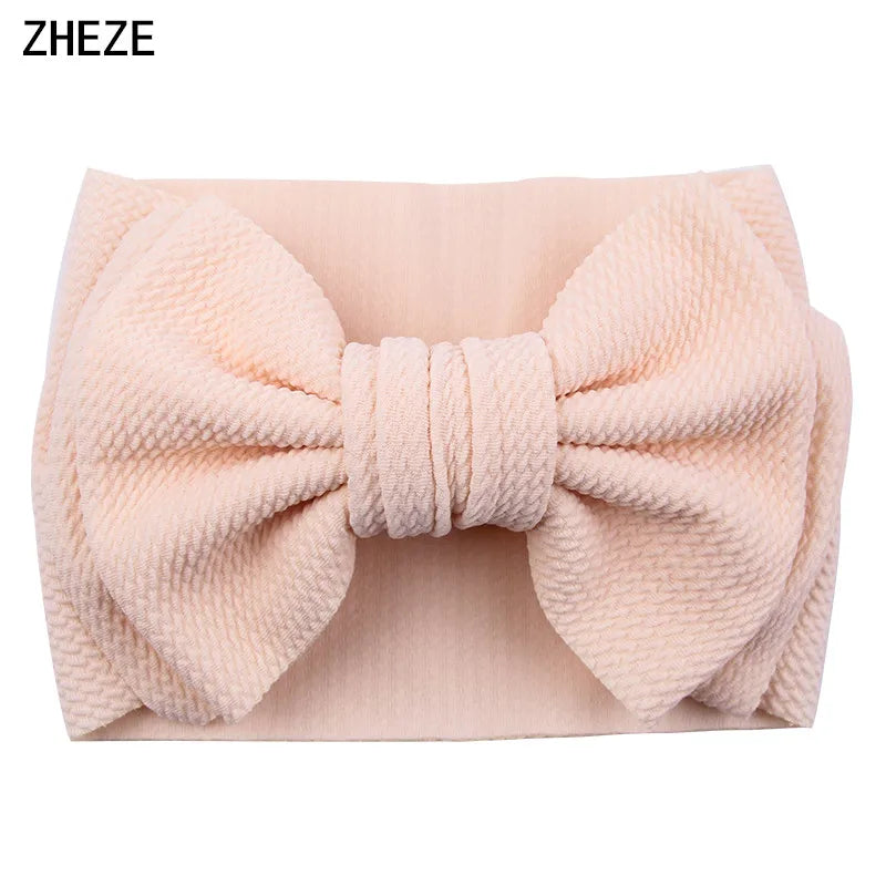 Cute 7" Double Layer Hair Bow Headband for Baby Girls