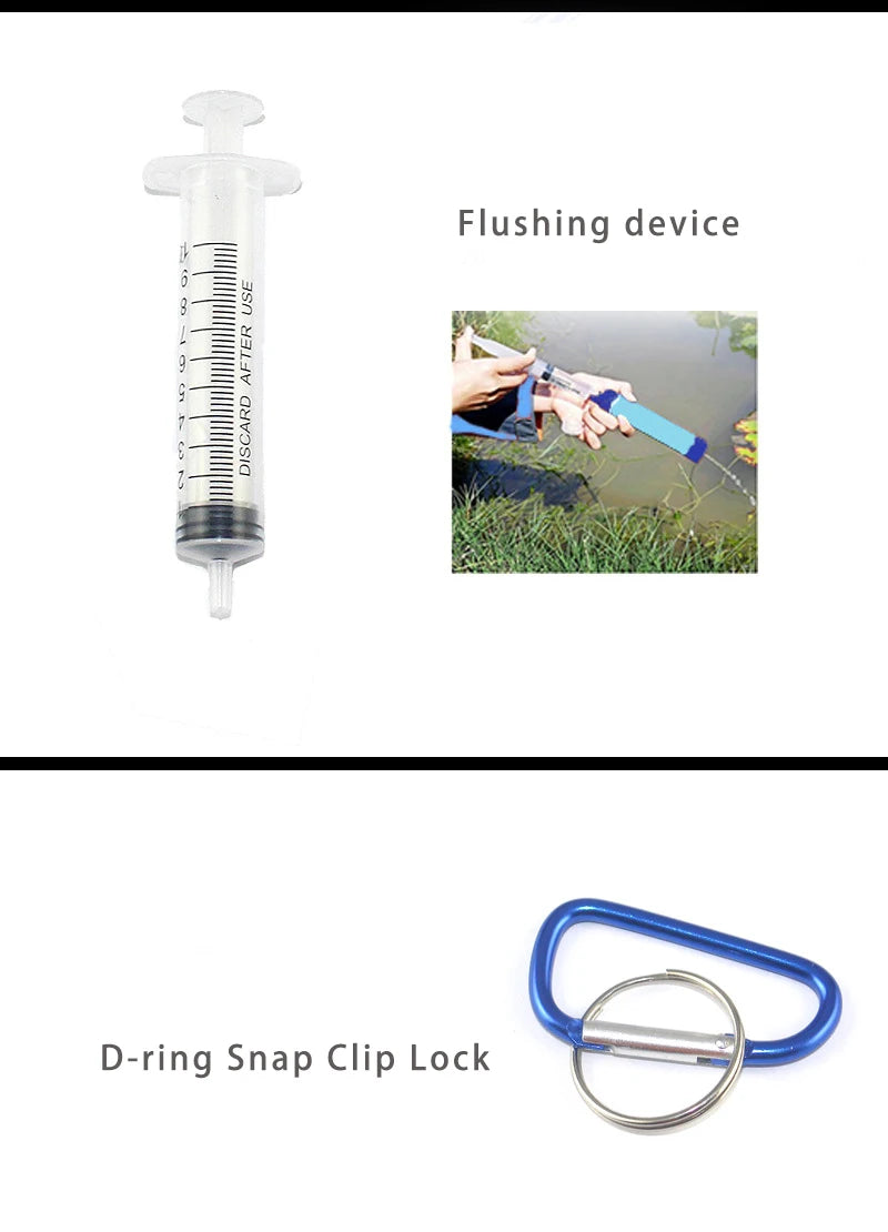 Portable Camping Water Filter Purifier for Hiking