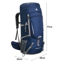 Men’s 60L Hiking Camping Mountaineering Backpack