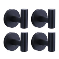 Towel Hooks Bathroom Coat Robe Hook Stainless Steel Heavy Duty Door Robe Hanger Towel Robe Clothes For Cabinet Wall Hook