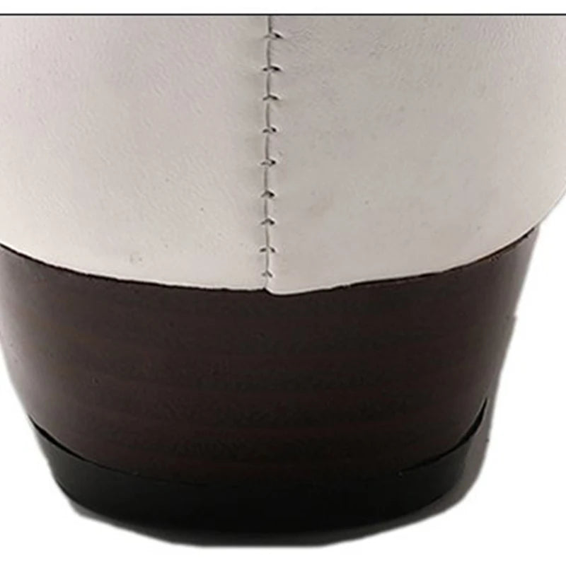 Shoes For Women 2022 Spring Knee High Boots Red Black White