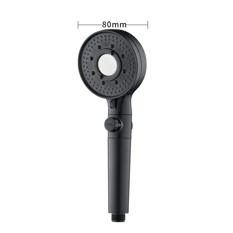 Matte Black High Pressure Handheld Showerhead Set