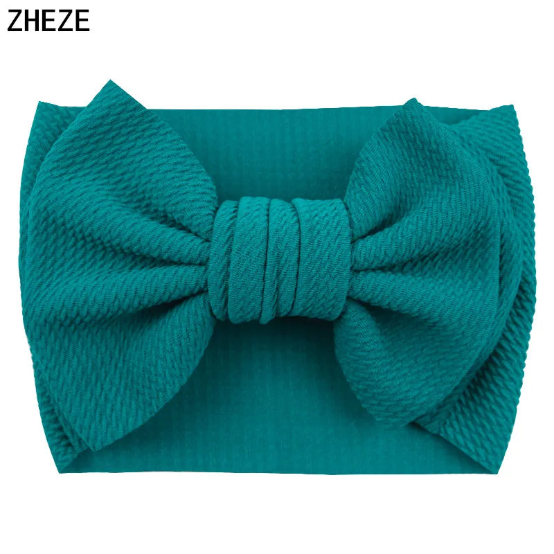 Cute 7" Double Layer Hair Bow Headband for Baby Girls