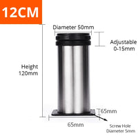 Adjustable Stainless Steel Furniture Legs with Screws