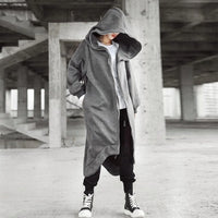 Unisex Long Sleeve Nazgul Hoodie Coat with Zipper