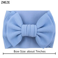 Cute 7" Double Layer Hair Bow Headband for Baby Girls
