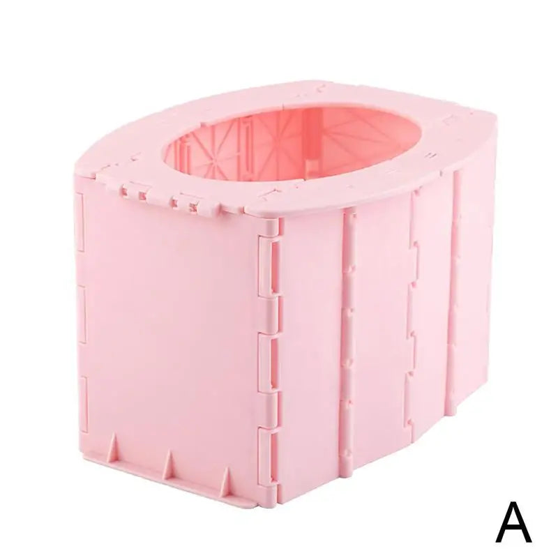 Portable Folding Toilet Commode Car Camping For Travel Bucket Camp Hiking Long Trip Outdoor Multifunction Children's Toilet