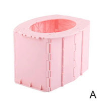 Portable Folding Toilet Commode Car Camping For Travel Bucket Camp Hiking Long Trip Outdoor Multifunction Children's Toilet