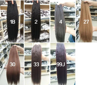10-Inch Kinky Straight Synthetic Hair Extension