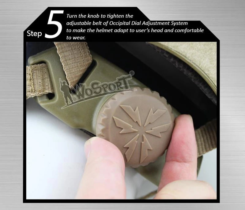 New Fast Tactical Airsoft Helmet – Camouflage ABS Protection