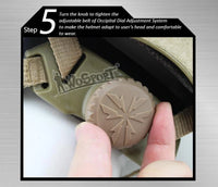 New Fast Tactical Airsoft Helmet – Camouflage ABS Protection