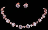 Emmaya Bridal Jewelry Set – Zircon Necklace & Earrings