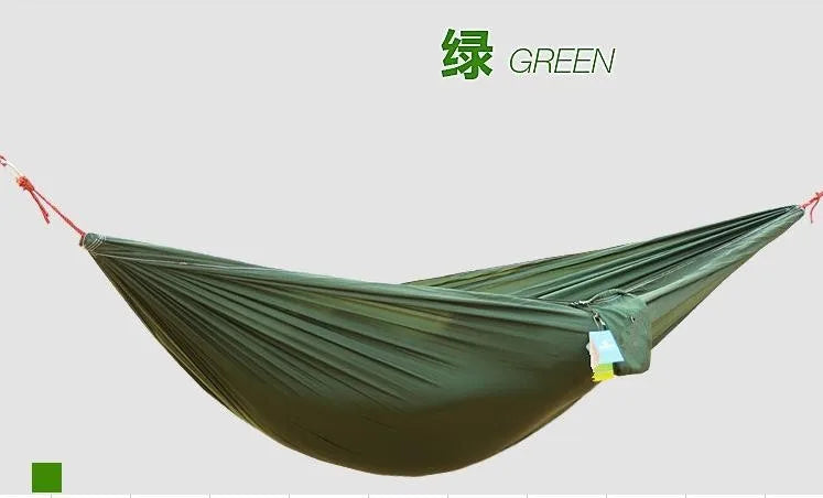 230×90cm Camping Hammock – Outdoor Survival Parachute Bed