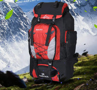 Men’s 80L Waterproof Hiking Camping Backpack