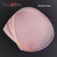 Plussign 5-10Pcs/Lot Lace Net Basement Foundation For Making Lace Top Closure Wigs Brown/Beige Weaving Net Dome Cap Medium Size