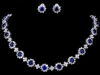 Emmaya Bridal Jewelry Set – Zircon Necklace & Earrings