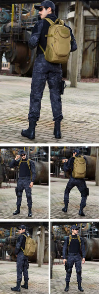 Waterproof Tactical Military Backpack, Army Molle, 25L, Sport, Outdoor, Fishing, Hunting, Camping, Rucksack