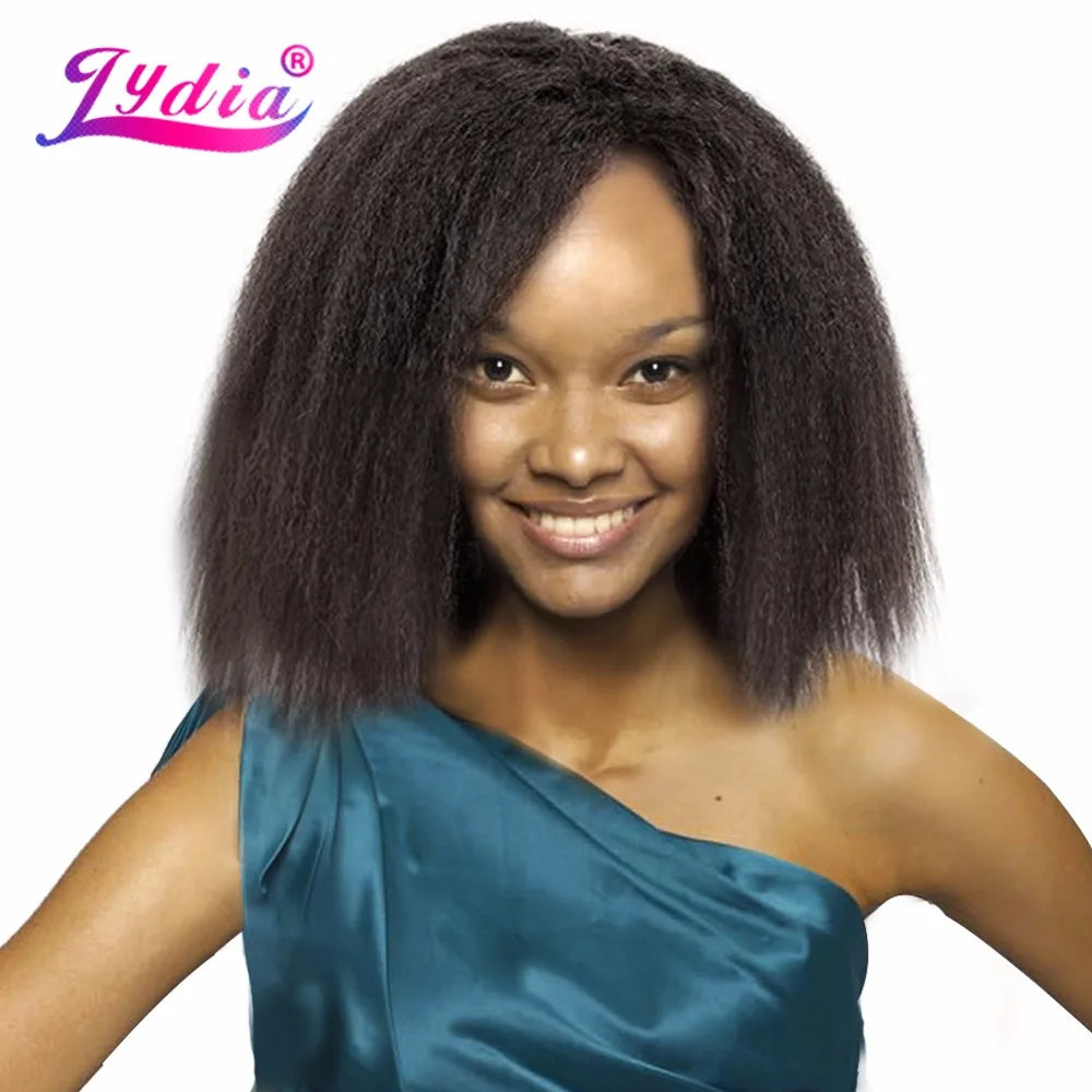10-Inch Kinky Straight Synthetic Hair Extension