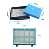 Washable Motor Foam Filter kit For Philips Power Pro Compact FC9331/09 FC9332/09 FC8010/01 Vacuum Cleaner Parts FC8010