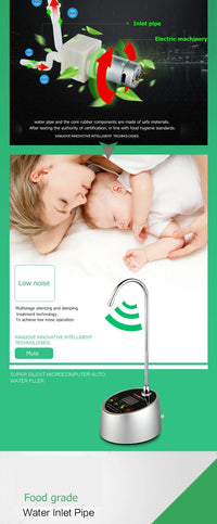 Electric Water Dispenser Pump – Desktop Bottled Water Tap