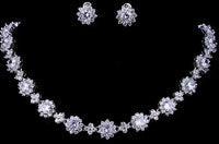 Emmaya Bridal Jewelry Set – Zircon Necklace & Earrings
