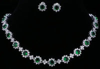 Emmaya Bridal Jewelry Set – Zircon Necklace & Earrings