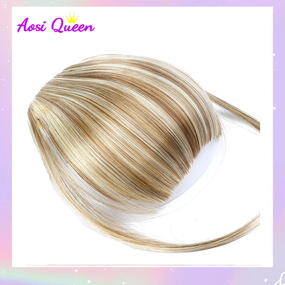 Clip-In Synthetic Bangs Extensions Natural Fringe Hair