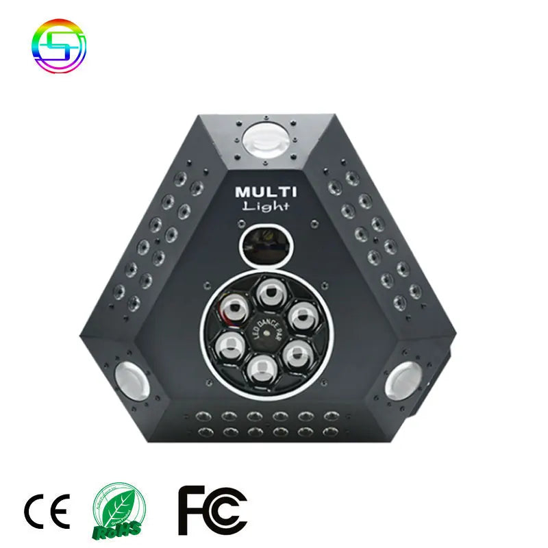 SC Good Sale RGB Beam Stage Effect Light 7in1 Led Effect Laser Strobe Beam Bubble Gobo Dj Lighting