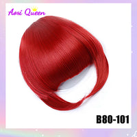 Clip-In Synthetic Bangs Extensions Natural Fringe Hair
